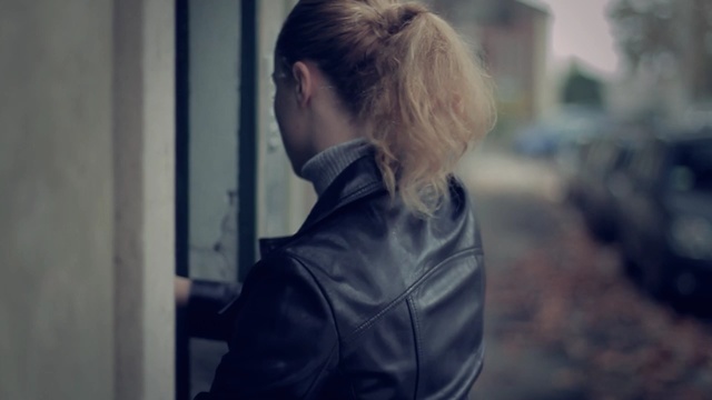 Video Reference: blue, photograph, girl, photography, textile, outerwear, human, jacket, portrait, winter, Person