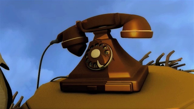 Video Reference: Telephone, Technology, Animation, Metal, Person
