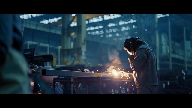 Video Reference: Action-adventure game, Movie, Welder, Action film, Screenshot, Digital compositing, Metalworking, Factory