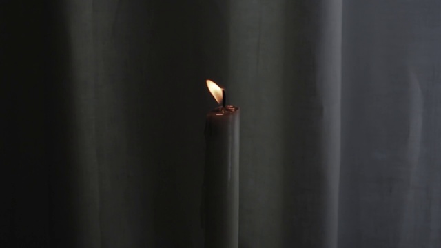 Video Reference: Candle, Lighting, Flame, Light, Wax, Darkness, Still life photography, Cylinder, Interior design, Fire