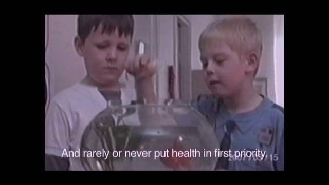 Video Reference: Face, People, Facial expression, Head, Nose, Cheek, Hairstyle, Child, Photo caption, Text