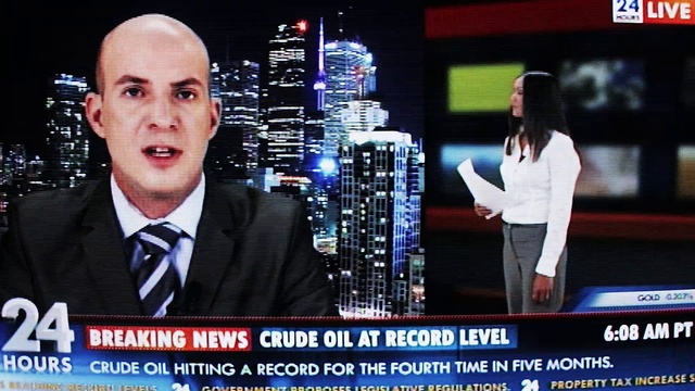 Video Reference: News, Newscaster, Television program, Newsreader, Television presenter, Media, Photo caption, Journalist, Stock trader, Official, Person