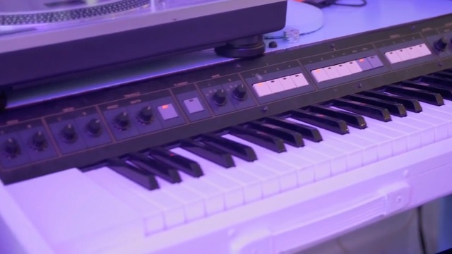 Video Reference: musical instrument, electronic instrument, keyboard, purple, digital piano, electric piano, piano, musical keyboard, electronic keyboard, keyboard player