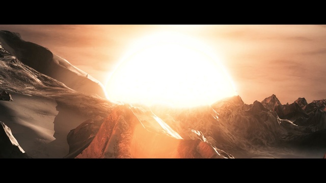 Video Reference: Sky, Sunlight, Light, Sun, Morning, Sunrise, Sunset, Geological phenomenon, Horizon, Atmosphere, Nature, Covered, Photo, Snow, Man, Water, Riding, Sitting, Mountain, Skiing, Bird, Table, Woman, Standing, Surfing, Wave, Blurry, Slope, Laying, Screenshot, Text, Fog