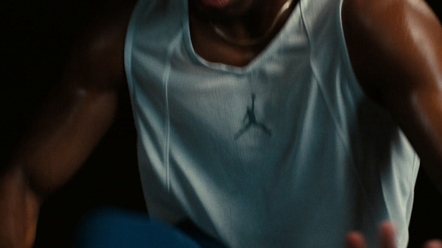 Video Reference: Shoulder, Blue, Arm, Neck, Joint, Muscle, Chest, T-shirt, Male, Organ