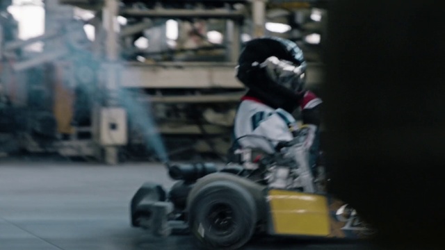 Video Reference: Go-kart, Automotive tire, Vehicle, Tire, All-terrain vehicle, Kart racing, Wheel, Race track, Automotive wheel system, Motorsport