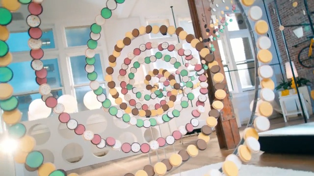 Video Reference: gingerbread house, interior design, decor, Person