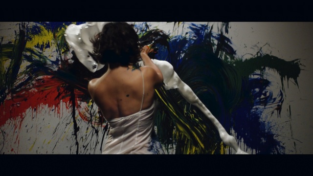 Video Reference: Lady, Painting, Art, Cg artwork, Photography, Black hair, Visual arts, Modern art, Portrait, Acrylic paint