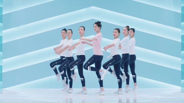 Video Reference: Synchronized skating, Fun, Team, Leisure, Footwear, Dance, Event, Choreography, Recreation, Dancer