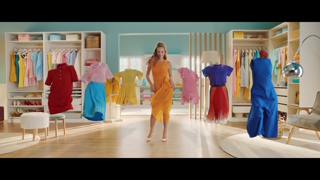 Video Reference: Photograph, Dress, Yellow, Fashion, Fashion design, Room, Event, Photography, Formal wear, Furniture