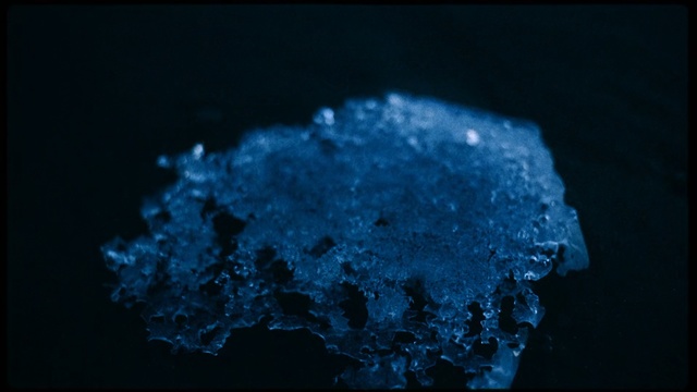 Video Reference: Blue, Water, Black, Crystal, Cobalt blue, Electric blue, Mineral, Macro photography, Sky, Freezing