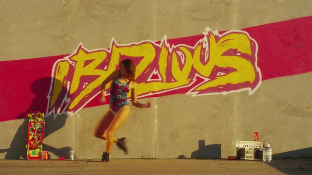 Video Reference: yellow, art, wall, graffiti, mural, street art
