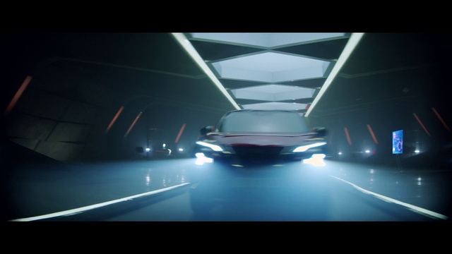 Video Reference: Mode of transport, Light, Automotive lighting, Night, Darkness, Road, Infrastructure, Atmosphere, Automotive design, Headlamp