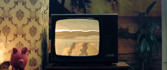 Video Reference: Screen, Sky, Tree, Television, Media, Room, Television set