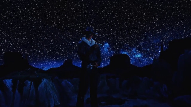 Video Reference: World, Sky, Flash photography, Astronomical object, Entertainment, Musical instrument, Midnight, Art, Science, Electric blue