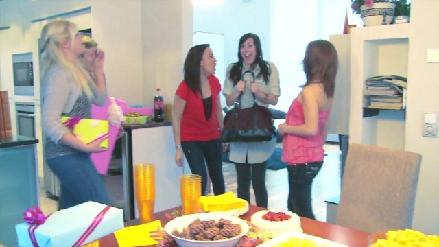 Video Reference: Meal, Fast food, Lunch, Food, Party, Brunch, Event, Child, Eating