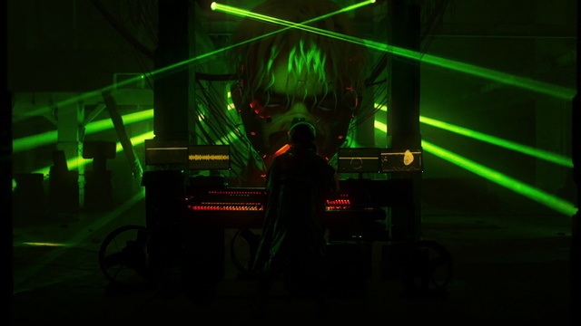 Video Reference: Green, Visual effect lighting, Entertainment, Light, Performance, Laser, Technology, Music, Performing arts, Event