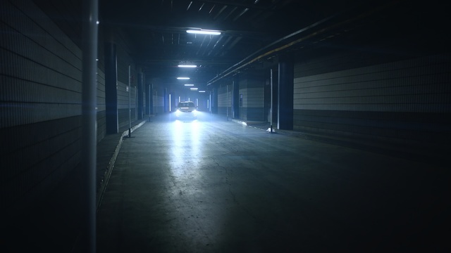 Video Reference: Darkness, Light, Line, Sky, Infrastructure, Architecture, Night, Security lighting, Midnight, Space