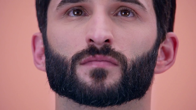 Video Reference: Facial hair, Beard, Hair, Face, Moustache, Chin, Nose, Cheek, Forehead, Eyebrow