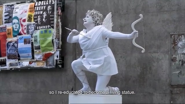 Video Reference: statue, sculpture, monument, classical sculpture, art, artwork, Person