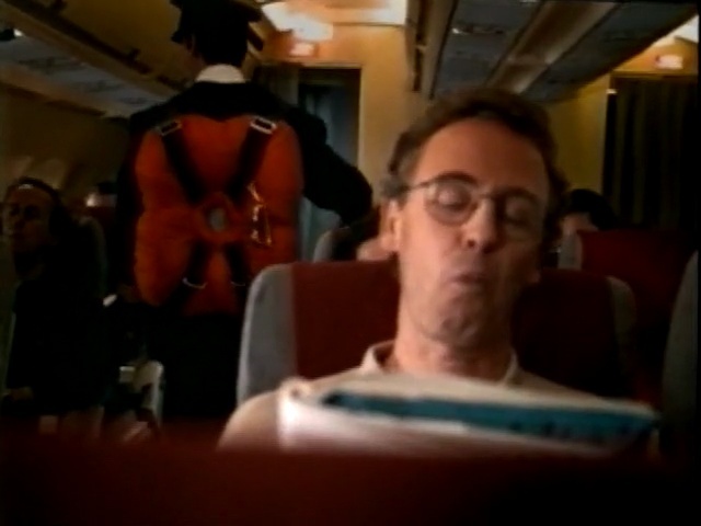 Video Reference: hair, facial hair, man, fun, mode of transport, glasses, human body, beard, organ, string instrument, Person