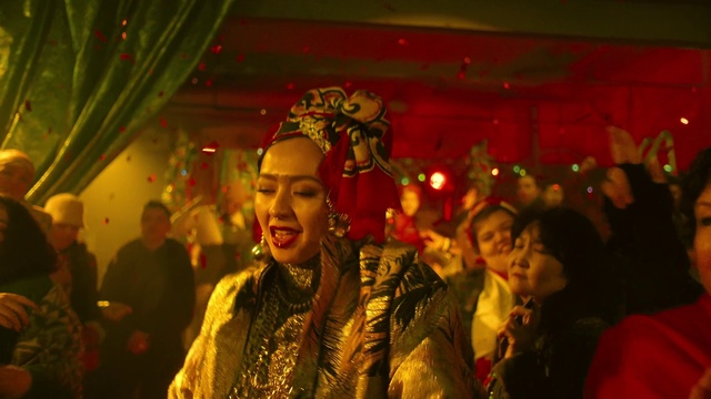 Video Reference: Red, Event, Fun, Tradition, Ceremony, Night, Crowd, Temple, Party, Performance