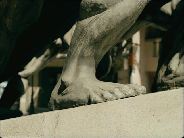 Video Reference: sculpture, statue, tree, monument, stone carving, carving, hand, art, Person