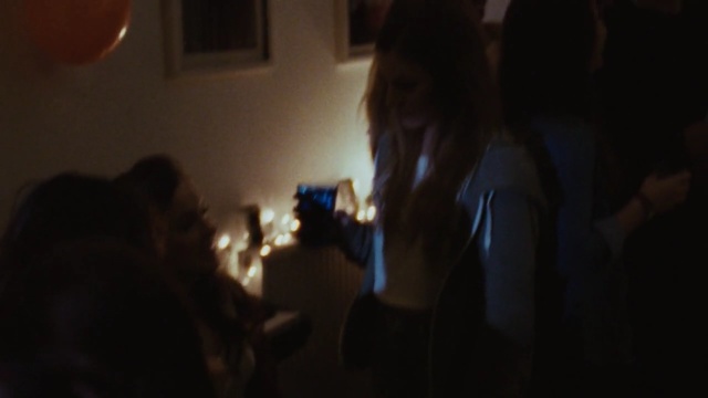 Video Reference: darkness, night, light, snapshot, fun, event, human body, interaction, girl, crowd