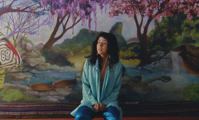 Video Reference: painting, nature, tree, art, plant, spring, girl, landscape, modern art, grass, Person