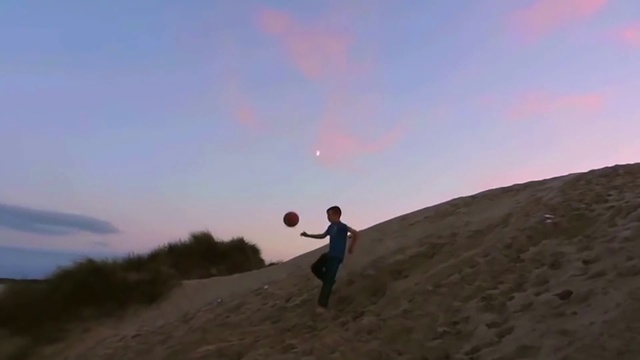 Video Reference: Sand, Photograph, Natural environment, Sky, Horizon, Fun, Ecoregion, Morning, Hill, Landscape