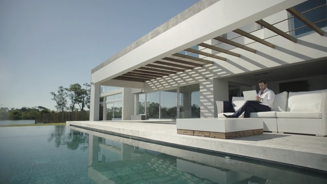 Video Reference: Property, House, Architecture, Building, Swimming pool, Real estate, Resort, Interior design, Home, Room