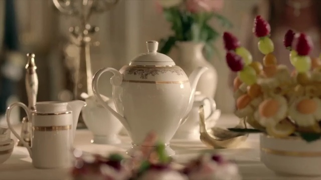 Video Reference: porcelain, tableware, centrepiece, cup, coffee cup, ceramic, floristry, saucer, serveware, still life photography, Person