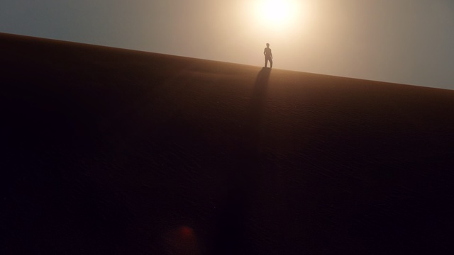 Video Reference: Sky, Atmospheric phenomenon, Horizon, Light, Sun, Morning, Natural environment, Sunlight, Sunrise, Atmosphere, Bed, Sitting, Dark, Standing, Front, Looking, Bird, Computer, Lit, Red, Large, Table, Man, Holding, Room, Water, Cat, Sunset, Night, Fog