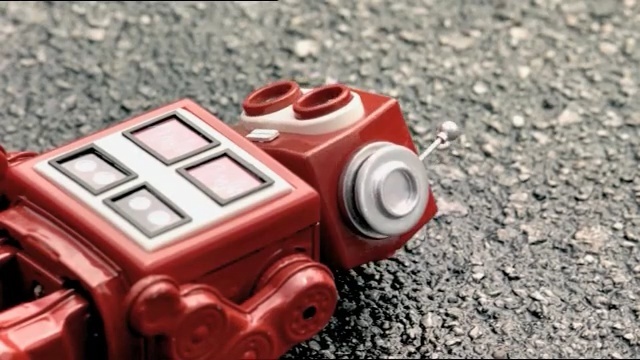 Video Reference: Red, Toy, Vehicle, Person
