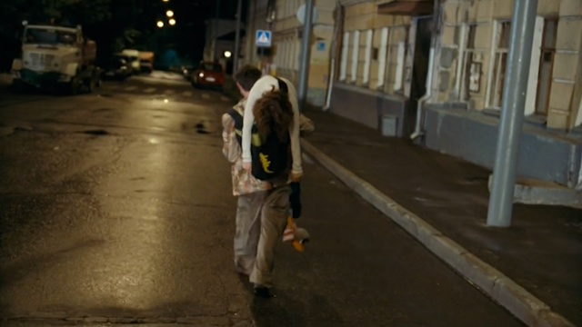 Video Reference: White, Photograph, Pedestrian, Sidewalk, Street, Snapshot, Standing, Walking, Road, Yellow