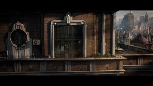 Video Reference: darkness, screenshot, window, facade, metropolis