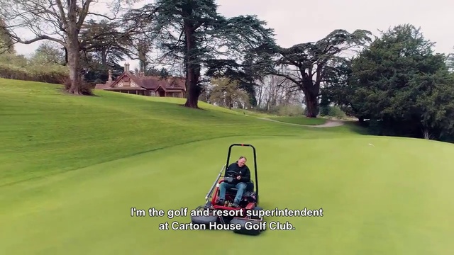 Video Reference: Lawn, Grass, Sport venue, Golf course, Golf club, Grassland, Vehicle, Land lot, Landscape, Recreation