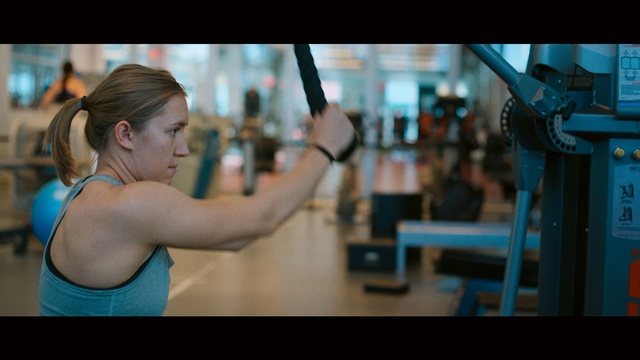 Video Reference: Shoulder, Gym, Arm, Physical fitness, Strength training, Weight training, Joint, Fitness professional, Room, Muscle