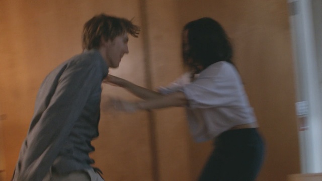 Video Reference: shoulder, interaction, girl, fun, scene, conversation