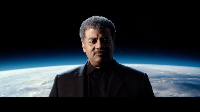 Video Reference: earth, atmosphere, sky, space, screenshot, darkness, planet, outer space, Person