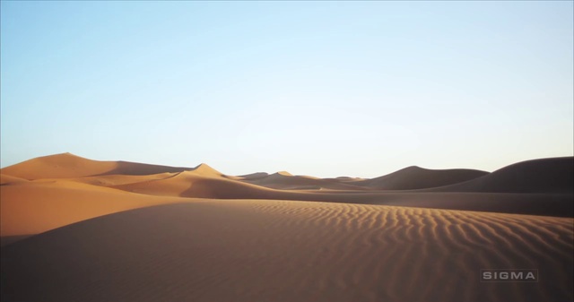 Video Reference: Desert, Sand, Erg, Natural environment, Sahara, Aeolian landform, Dune, Sky, Singing sand, Horizon