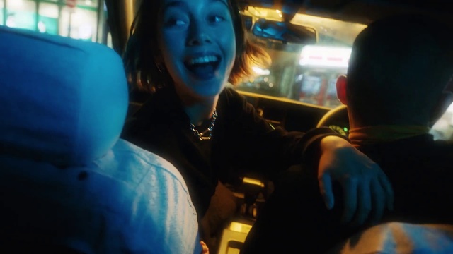 Video Reference: Passenger, Fun, Smile, Mouth, Driving, Photography, Auto part, Black hair