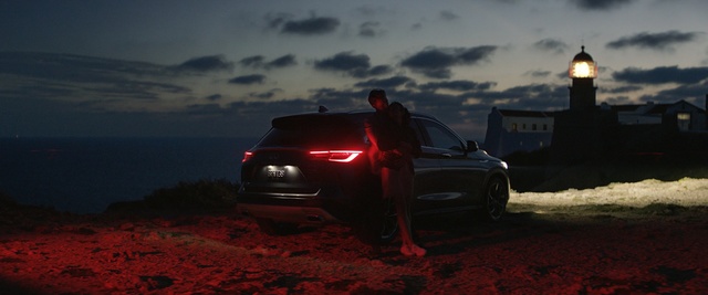 Video Reference: Land vehicle, Vehicle, Car, Automotive design, Sky, Mid-size car, Hot hatch, City car, Hatchback, Compact car, Outdoor, Sunset, Dark, Light, Sitting, Red, Clouds, Cloudy, Traffic, Front, Stop, Man, Sun, Water, Bed, Street, Parked, Laying, Night, Remote, Hydrant, Ocean, Truck, Beach, Plane, Standing, Fire, Wheel, Person