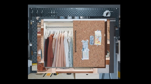Video Reference: Room, Textile, Clothes hanger