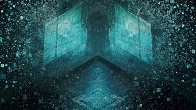 Video Reference: Blue, Turquoise, Teal, Aqua, Symmetry, Pattern, Sky, Design, Turquoise, Darkness