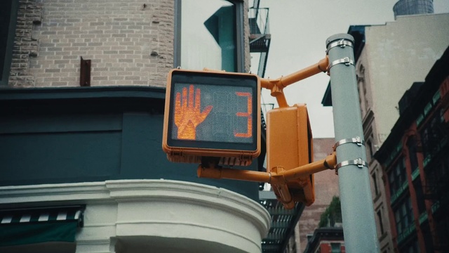 Video Reference: Traffic light, signaling device, Lighting, Light fixture, Pedestrian, Street light, Road, Facade, Interior design