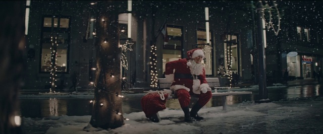 Video Reference: Snow, Santa claus, Fictional character, Scene, Winter, Christmas eve