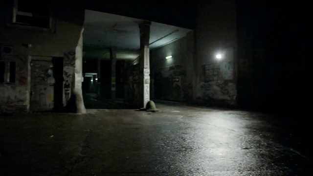 Video Reference: Darkness, Black, Light, Floor, Lighting, Snapshot, Night, Flooring, Atmosphere, Architecture
