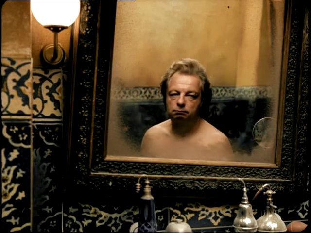 Video Reference: facial hair, picture frame, Person