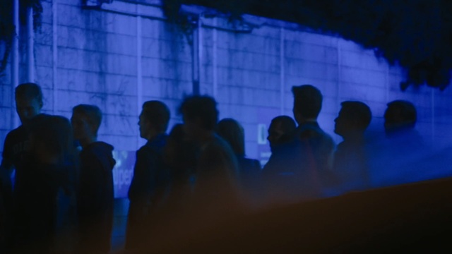 Video Reference: Blue, Light, Crowd, Fun, Design, Night, Technology, Electric blue, Performance, Event, Person